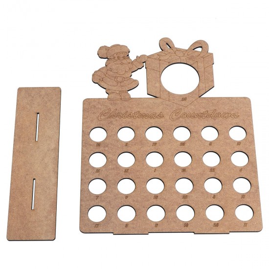 Wooden Advent Calendar Christmas Tree 24 Chocolates Stand Rack Home Decorations Wooden Advent Calendar Christmas Tree 24 Chocolates Stand Rack Home Decorations