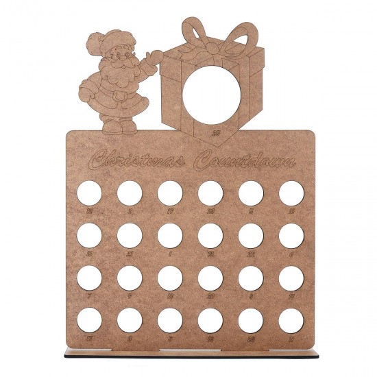 Wooden Advent Calendar Christmas Tree 24 Chocolates Stand Rack Home Decorations Wooden Advent Calendar Christmas Tree 24 Chocolates Stand Rack Home Decorations