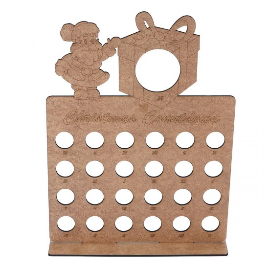 Wooden Advent Calendar Christmas Tree 24 Chocolates Stand Rack Home Decorations Wooden Advent Calendar Christmas Tree 24 Chocolates Stand Rack Home Decorations
