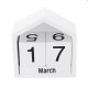 Wooden Block Calendar House Decoration Creative Desktop Ornaments Wooden Block Calendar House Decoration Creative Desktop Ornaments