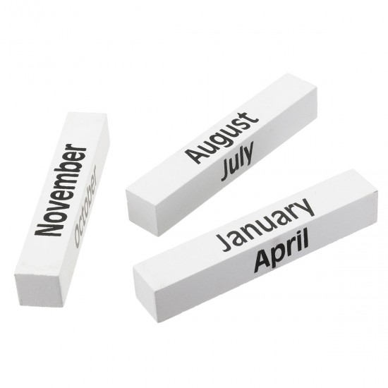 Wooden Block Calendar House Decoration Creative Desktop Ornaments Wooden Block Calendar House Decoration Creative Desktop Ornaments