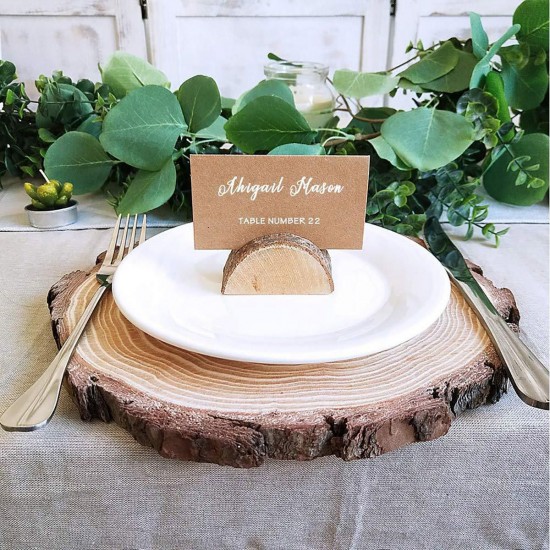 Wooden Card Holders for Photo Clip Home Wedding Party Decorations