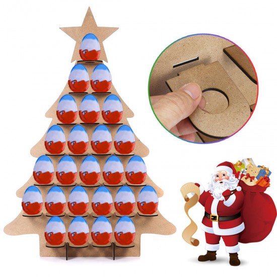 Wooden Family Advent Calendar Christmas Tree 25 Chocolates Stand Rack DIY Decorations Wooden Family Advent Calendar Christmas Tree 25 Chocolates Stand Rack DIY Decorations