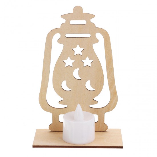 Wooden Lamp DIY Islamic Palace LED Decorations Desktop Gifts for Eid Mubarak Wooden Lamp DIY Islamic Palace LED Decorations Desktop Gifts for Eid Mubarak