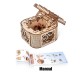 Wooden Mechanical Transmission Jewelry Box DIY Home Office Decor Wooden Mechanical Transmission Jewelry Box DIY Home Office Decor