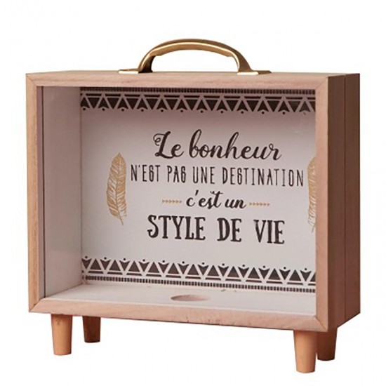 Wooden Money Boxes Saving Bank Coin Collecting Storage Empty Box Container Wooden Money Boxes Saving Bank Coin Collecting Storage Empty Box Container