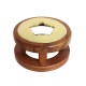 Wooden Sealing Wax Melting Stove Warmer Stamp Making Seal Furnace Pot