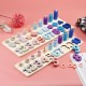 Wooden Toys Rings Montessori Math Toys Counting Board Preschool Learning Gifts Wooden Toys Rings Montessori Math Toys Counting Board Preschool Learning Gifts