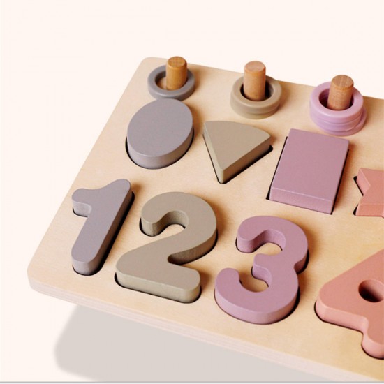 Wooden Toys Rings Montessori Math Toys Counting Board Preschool Learning Gifts Wooden Toys Rings Montessori Math Toys Counting Board Preschool Learning Gifts