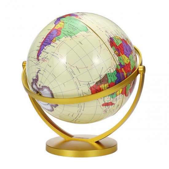 World Globe Map 360° Rotating World Globe Earth Atlas Map Geography Education Toy World Globe Map 360° Rotating World Globe Earth Atlas Map Geography Education Toy