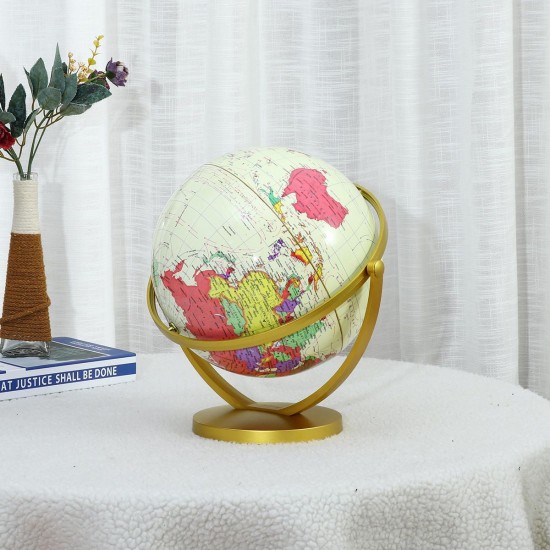 World Globe Map 360° Rotating World Globe Earth Atlas Map Geography Education Toy World Globe Map 360° Rotating World Globe Earth Atlas Map Geography Education Toy