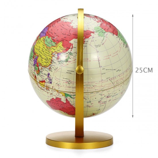 World Globe Map 360° Rotating World Globe Earth Atlas Map Geography Education Toy World Globe Map 360° Rotating World Globe Earth Atlas Map Geography Education Toy
