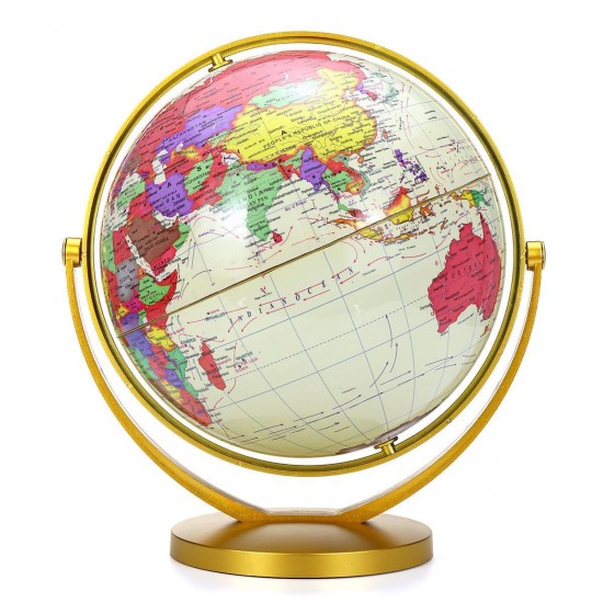 World Globe Map 360° Rotating World Globe Earth Atlas Map Geography Education Toy World Globe Map 360° Rotating World Globe Earth Atlas Map Geography Education Toy