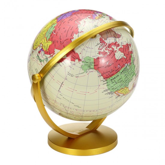World Globe Map 360° Rotating World Globe Earth Atlas Map Geography Education Toy World Globe Map 360° Rotating World Globe Earth Atlas Map Geography Education Toy