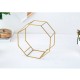 Wrought Iron Simple Octagonal Ceramic Flower Pot Creative Wall Hanging Succulent Flower Pot Set Wrought Iron Simple Octagonal Ceramic Flower Pot Creative Wall Hanging Succulent Flower Pot Set