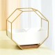 Wrought Iron Simple Octagonal Ceramic Flower Pot Creative Wall Hanging Succulent Flower Pot Set Wrought Iron Simple Octagonal Ceramic Flower Pot Creative Wall Hanging Succulent Flower Pot Set
