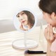 XY 2 in 1 Protable LED Touch Light Makeup Mirror Rechargeable White Desktop Decor