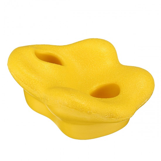 Yellow Climbing Rock Wall Textured Bolt Grab Holds Grip Stones Indoor Outdoor Kid Decorations