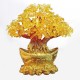 Yellow Feng Shui Crystals Gem Stones Fortune Tree Money Tree Wealth Blessing Home Decorations