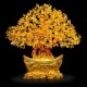 Yellow Feng Shui Crystals Gem Stones Fortune Tree Money Tree Wealth Blessing Home Decorations Yellow Feng Shui Crystals Gem Stones Fortune Tree Money Tree Wealth Blessing Home Decorations