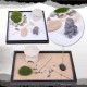 Zen Gardening Sand Kit Candle Holder Spiritual Meditation Joss Sticks Decorations