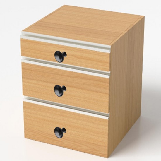 Zinc Alloy Black Solid Round Handle Furniture Handle Cabinet Drawer Wardrobe Pull Single Hole Simple Handle Zinc Alloy Black Solid Round Handle Furniture Handle Cabinet Drawer Wardrobe Pull Single Hole Simple Handle