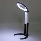 10 LED Lighting Desk Handheld Lamp With 1.8X 5X Magnifier