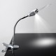 2x 6x 107mm LED Illuminating Magnifier Metal Hose Magnifying Glass Desk Table Reading Lamp Light with Clamp 2x 6x 107mm LED Illuminating Magnifier Metal Hose Magnifying Glass Desk Table Reading Lamp Light with Clamp