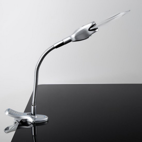 2x 6x 107mm LED Illuminating Magnifier Metal Hose Magnifying Glass Desk Table Reading Lamp Light with Clamp 2x 6x 107mm LED Illuminating Magnifier Metal Hose Magnifying Glass Desk Table Reading Lamp Light with Clamp