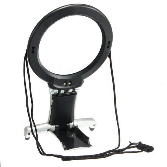 3-6X 100mm Neck Hung Hard Resin Lens LED Light Magnifier Magnifying Glass Loupe 3-6X 100mm Neck Hung Hard Resin Lens LED Light Magnifier Magnifying Glass Loupe