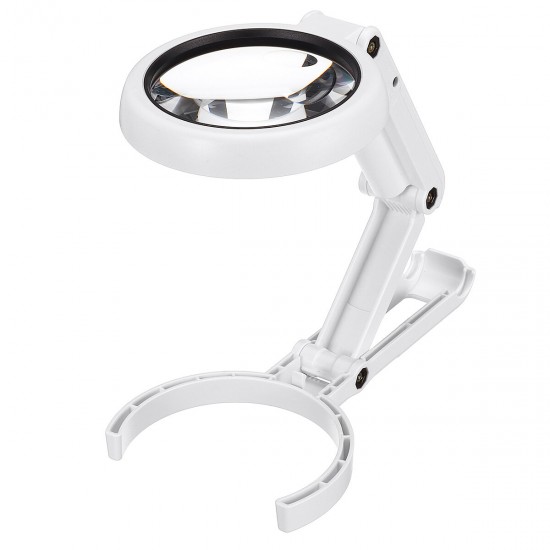 5/11X Magnifying Glass Dual Use Table Lamp Super Bright Stand Non Slip Hand Held With 8 LED Lights for Authenticate Jewelry 5/11X Magnifying Glass Dual Use Table Lamp Super Bright Stand Non Slip Hand Held With 8 LED Lights for Authenticate Jewelry