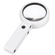 5/11X Magnifying Glass Dual Use Table Lamp Super Bright Stand Non Slip Hand Held With 8 LED Lights for Authenticate Jewelry