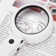 5/11X Magnifying Glass Dual Use Table Lamp Super Bright Stand Non Slip Hand Held With 8 LED Lights for Authenticate Jewelry 5/11X Magnifying Glass Dual Use Table Lamp Super Bright Stand Non Slip Hand Held With 8 LED Lights for Authenticate Jewelry
