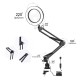 5X Illuminated Magnifier USB 3 Colors LED Magnifying Glass for Soldering Iron Repair/Table Lamp/Skincare Beauty Tool 5X Illuminated Magnifier USB 3 Colors LED Magnifying Glass for Soldering Iron Repair/Table Lamp/Skincare Beauty Tool