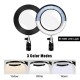 5X Illuminated Magnifier USB 3 Colors LED Magnifying Glass for Soldering Iron Repair/Table Lamp/Skincare Beauty Tool