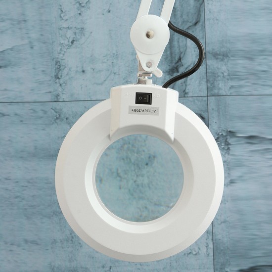 5X127mm Magnifying Lamp LED 5 Inch SMD Diopter Magnifier Desk Table Light White 5X127mm Magnifying Lamp LED 5 Inch SMD Diopter Magnifier Desk Table Light White