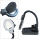 Crafts Glass Lens LED Desk Magnifier Lamp Light 5X 10X Magnifying Desktop Loupe Repairing Tools with 40 LEDs Stand