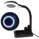 Crafts Glass Lens LED Desk Magnifier Lamp Light 5X 10X Magnifying Desktop Loupe Repairing Tools with 40 LEDs Stand Crafts Glass Lens LED Desk Magnifier Lamp Light 5X 10X Magnifying Desktop Loupe Repairing Tools with 40 LEDs Stand