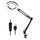 Flexible Desk Large 33cm+33cm 5X USB LED Magnifying Glass 3 Colors Illuminated Magnifier Lamp Loupe Flexible Desk Large 33cm+33cm 5X USB LED Magnifying Glass 3 Colors Illuminated Magnifier Lamp Loupe