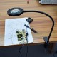 USB Magnifying Glass 3X Bench Vise Table Clamp Magnifier 42 SMD LED Lights Flexible Desk Lamp USB Magnifying Glass 3X Bench Vise Table Clamp Magnifier 42 SMD LED Lights Flexible Desk Lamp
