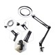 Flexible Desk Large 22cm+22cm 5X USB LED Magnifying Glass 3 Colors Illuminated Magnifier Lamp Loupe Reading/Rework Soldering with with Short Bracket Flexible Desk Large 22cm+22cm 5X USB LED Magnifying Glass 3 Colors Illuminated Magnifier Lamp Loupe Reading/Rework Soldering with with Short Bracket