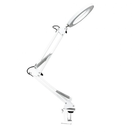 Lighting LED 5X 500mm Magnifying Glass Desk Lamp with Clamp Hands USB-powered LED Lamp Magnifier with 3 Modes Dimmable Lighting LED 5X 500mm Magnifying Glass Desk Lamp with Clamp Hands USB-powered LED Lamp Magnifier with 3 Modes Dimmable