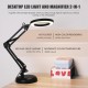 Magnifier Lamp Desktop LED Magnifier Lamp Nail Salon 5X Magnifying Lamp Eyeliner Manicure Tattoo Beauty Light Tattoo Accessories Magnifier Lamp Desktop LED Magnifier Lamp Nail Salon 5X Magnifying Lamp Eyeliner Manicure Tattoo Beauty Light Tattoo Accessories