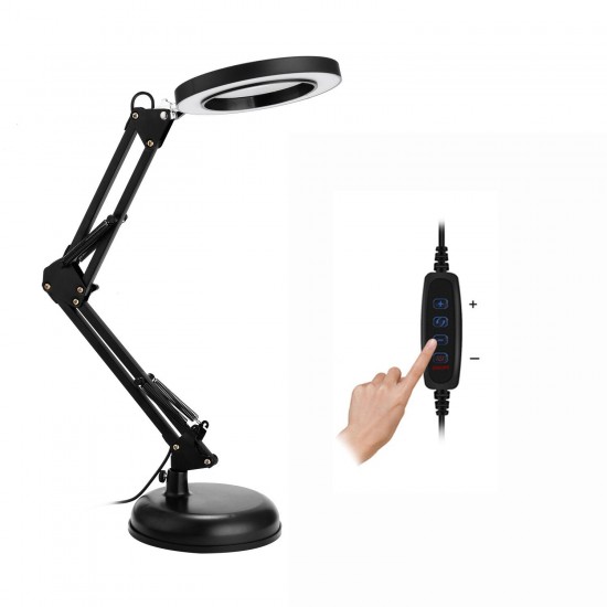 Magnifier Lamp Desktop LED Magnifier Lamp Nail Salon 5X Magnifying Lamp Eyeliner Manicure Tattoo Beauty Light Tattoo Accessories Magnifier Lamp Desktop LED Magnifier Lamp Nail Salon 5X Magnifying Lamp Eyeliner Manicure Tattoo Beauty Light Tattoo Accessories