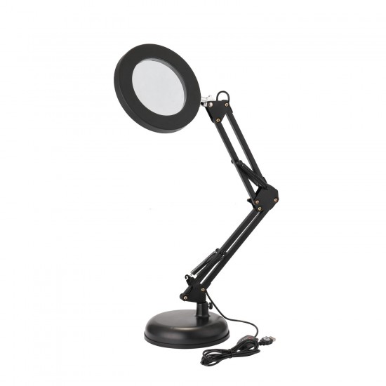 Magnifier Lamp Desktop LED Magnifier Lamp Nail Salon 5X Magnifying Lamp Eyeliner Manicure Tattoo Beauty Light Tattoo Accessories