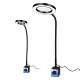 3X 3 Colors Illuminated Magnifier Strong Magnetic Base Flexible LED Magnifying Glass Lamp for Reading Welding Work