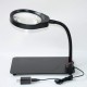 PD-032C 10X USB Magnifier Lamp 48 LEDs with Metal Base Magnifying Glass For Electrics Metal And Plastic Inspection