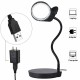 PD-4S Clamp Desktop 2 in 1 USB Magnifier Lamp with 38pcs Led Lights 8x Magnifying Glass for PCB Inspection Reading and Handcrafts PD-4S Clamp Desktop 2 in 1 USB Magnifier Lamp with 38pcs Led Lights 8x Magnifying Glass for PCB Inspection Reading and Handcrafts