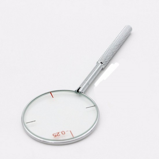 Round Optical Cross Cylinder Lens Optical Instruments Diopters 0.25 / 0.50 Round Optical Cross Cylinder Lens Optical Instruments Diopters 0.25 / 0.50