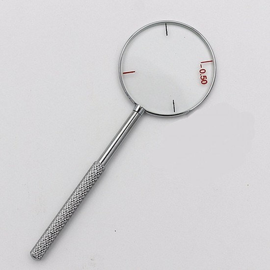 Round Optical Cross Cylinder Lens Optical Instruments Diopters 0.25 / 0.50 Round Optical Cross Cylinder Lens Optical Instruments Diopters 0.25 / 0.50